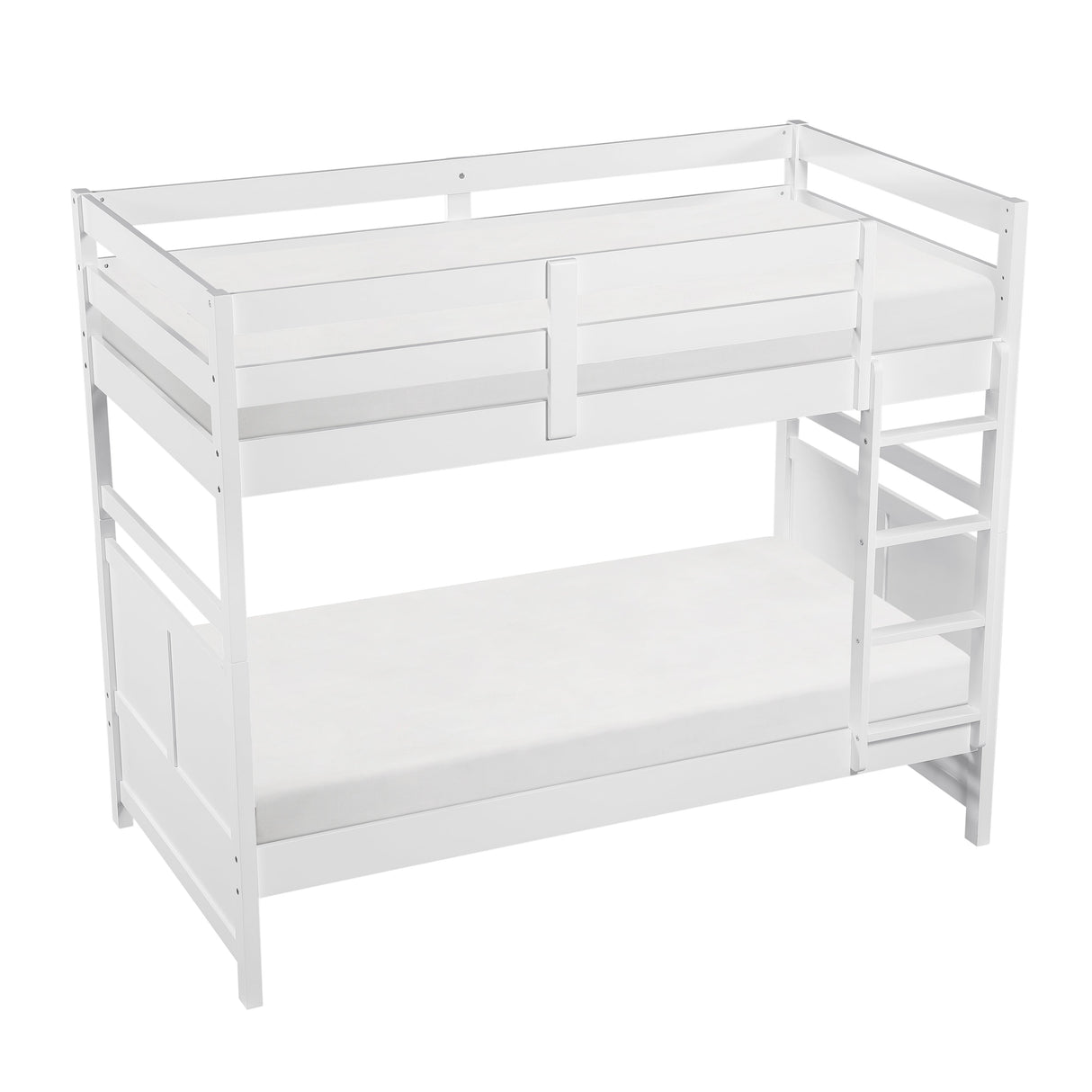 Sloane White Twin/Twin Bunk Bed by Homelegance at Eve Furniture