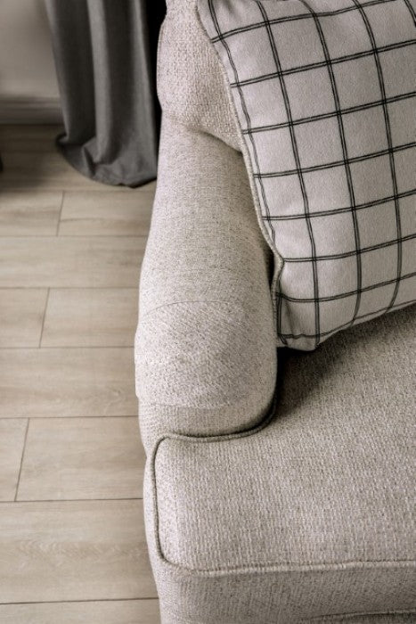 Mossley Ivory Sofa by Furniture of America at Eve Furniture