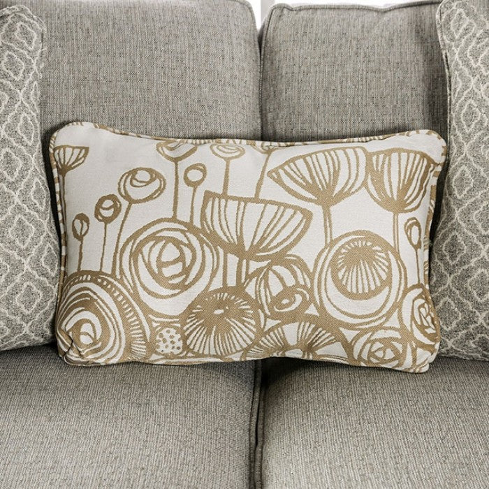 Stephney Gold/Gray Sofa by Furniture of America at Eve Furniture