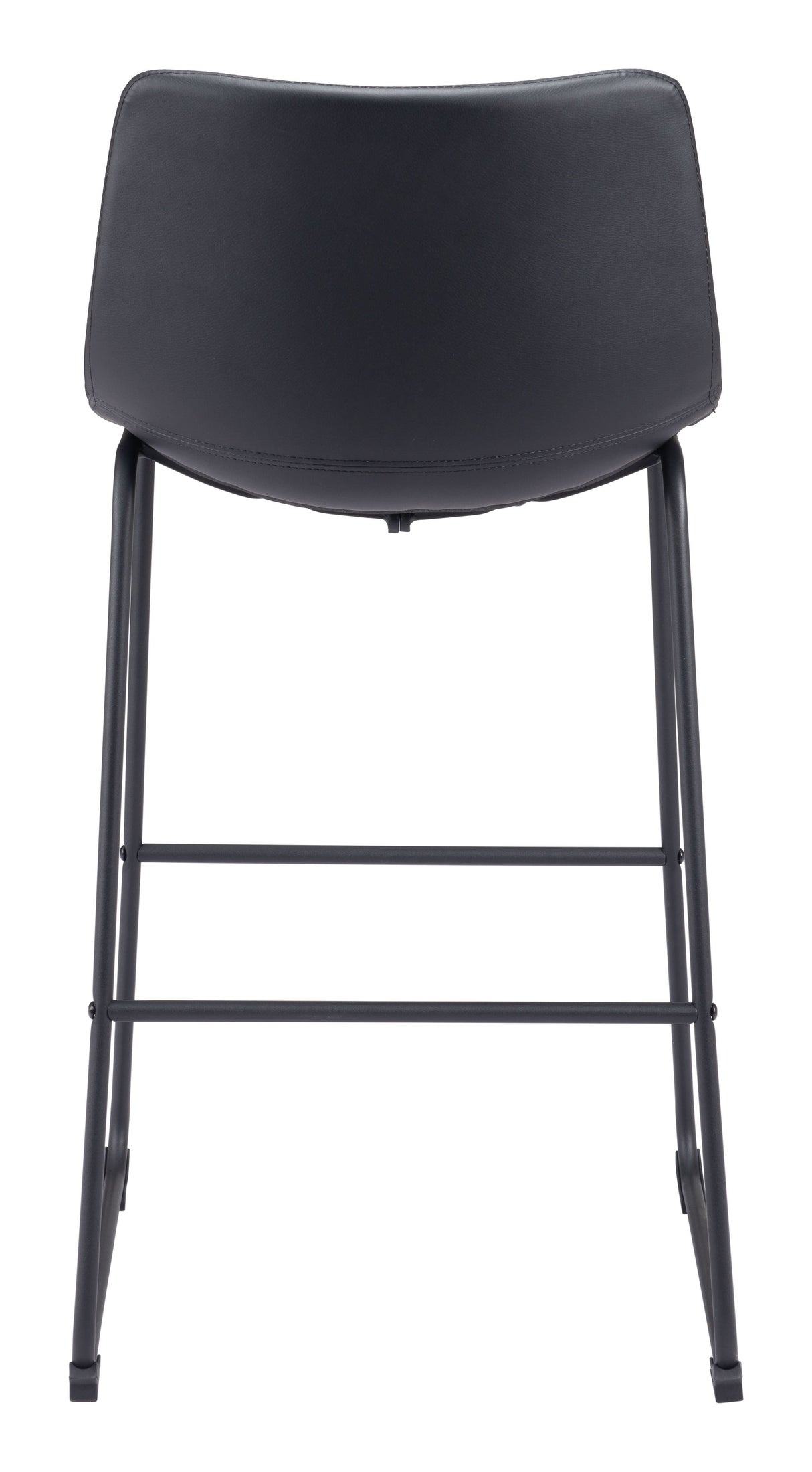 Smart Black Barstool (Set of 2) by Zuomod at Eve Furniture