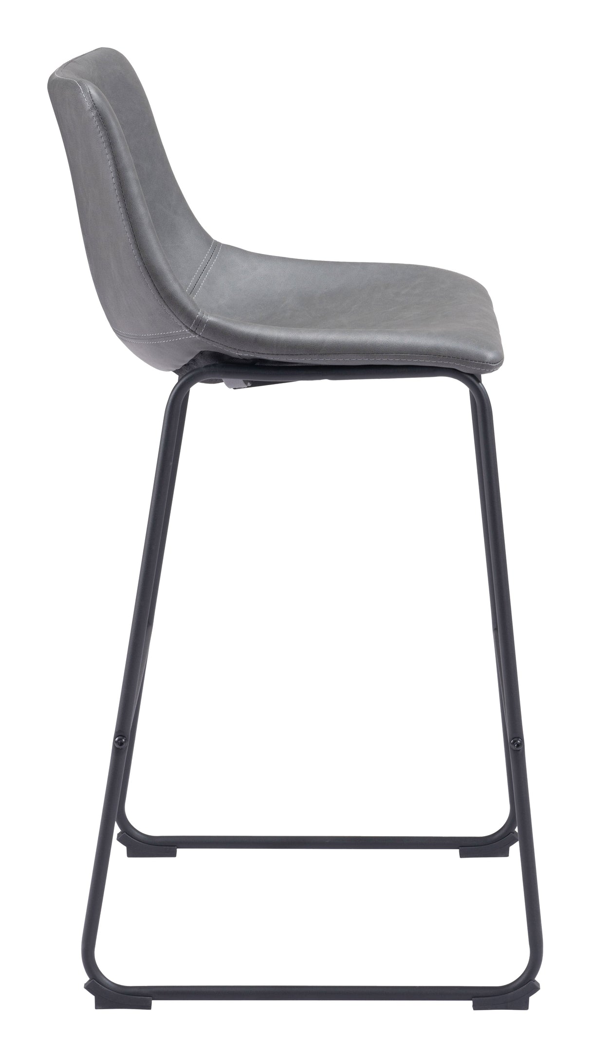 Smart Charcoal Barstool (Set of 2) by Zuomod at Eve Furniture