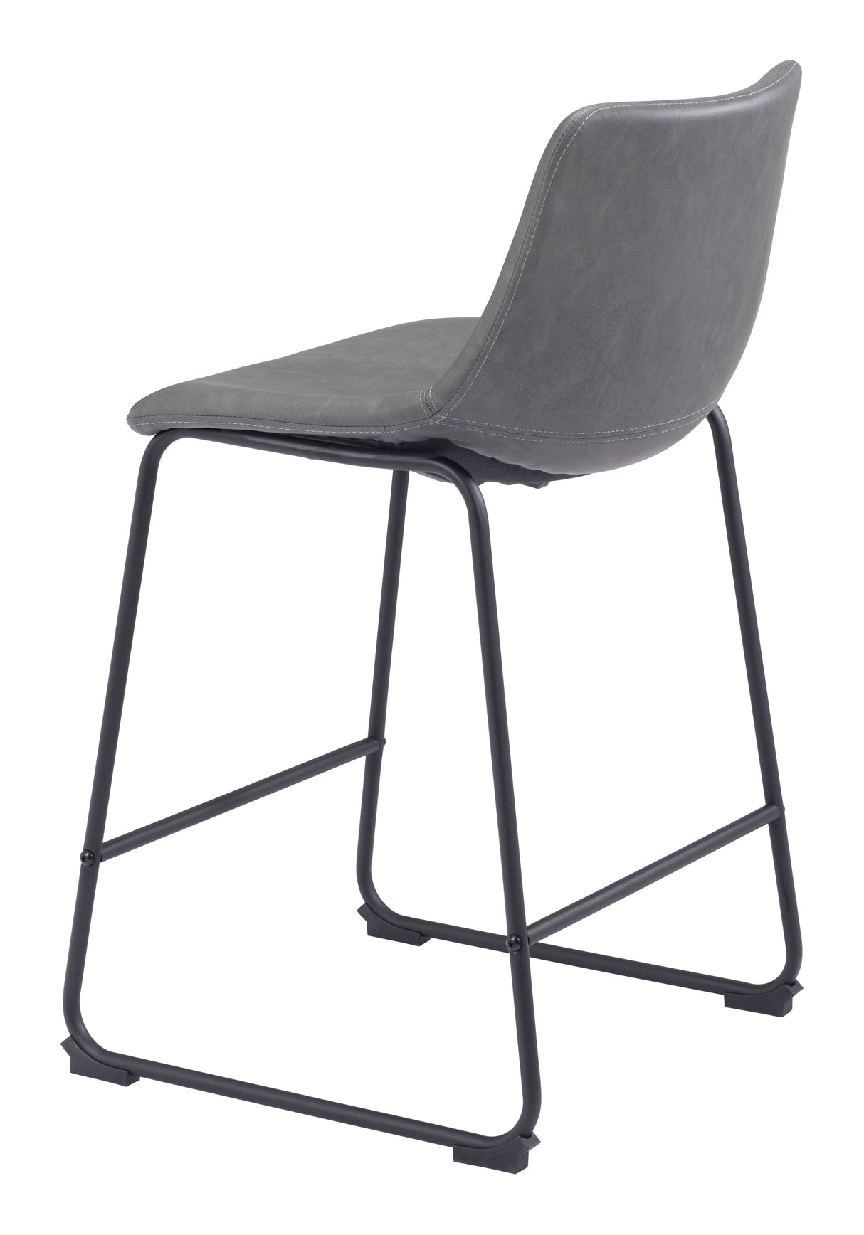 Smart Charcoal Counter Stool (Set of 2) by Zuomod at Eve Furniture