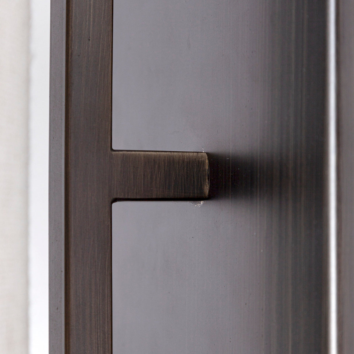 Smithe I Black Toned Metal Cream Lampshade Wall Sconce by Mercana at Eve Furniture