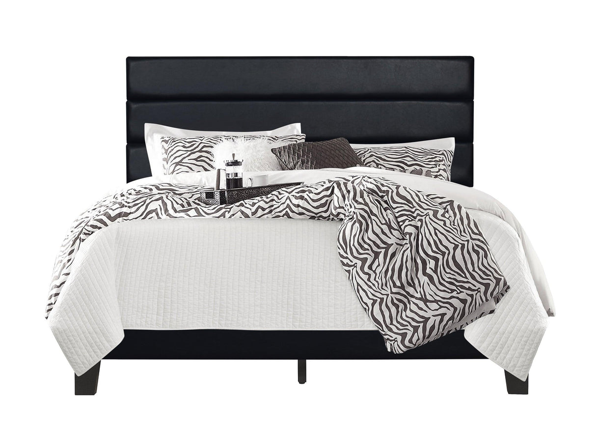 Snooze Suite Black Platform Full Bed by Happy Homes at Eve Furniture