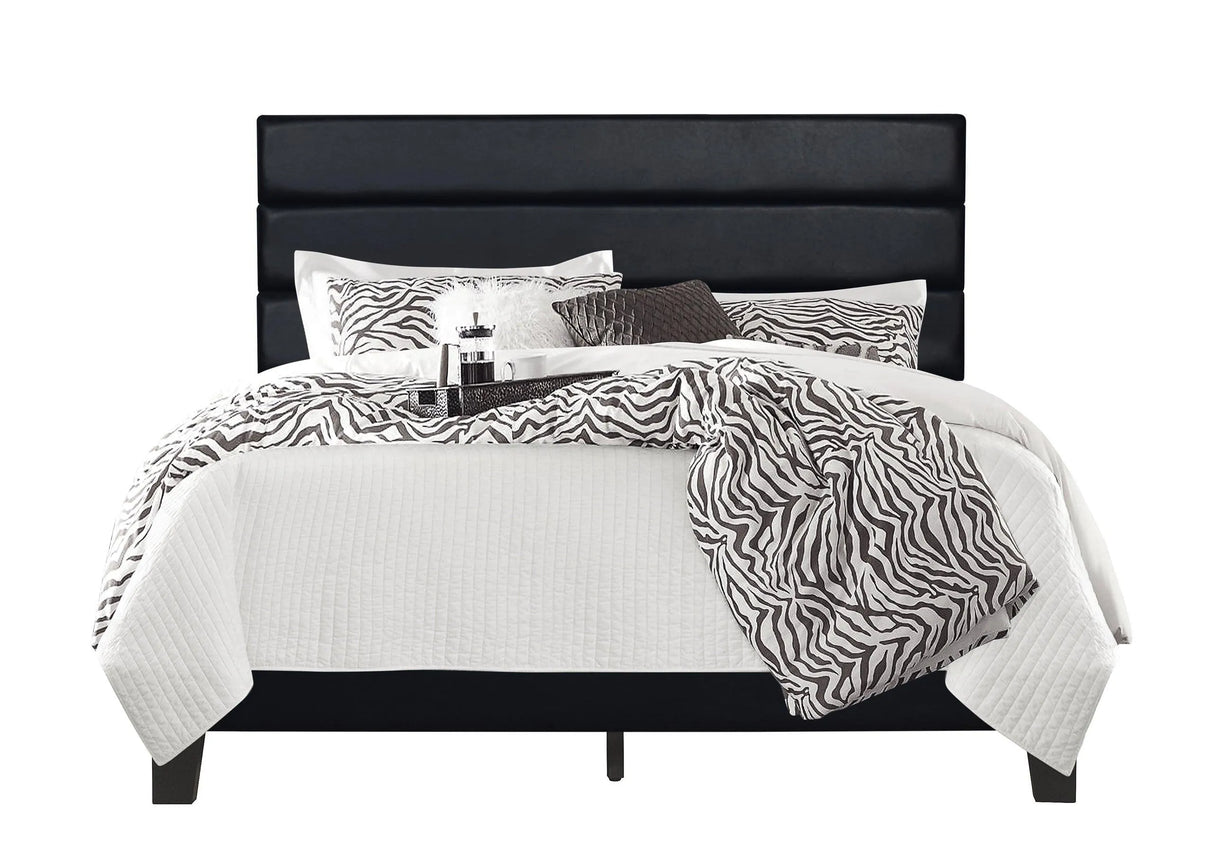 Snooze Suite Black Platform Full Bed by Happy Homes at Eve Furniture