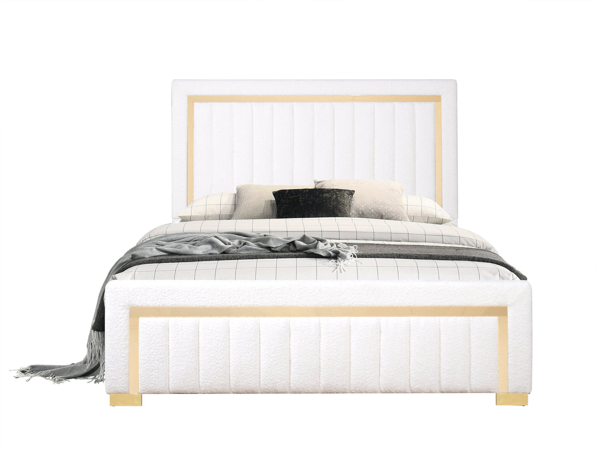 Snooze White Full Bed by Happy Homes at Eve Furniture