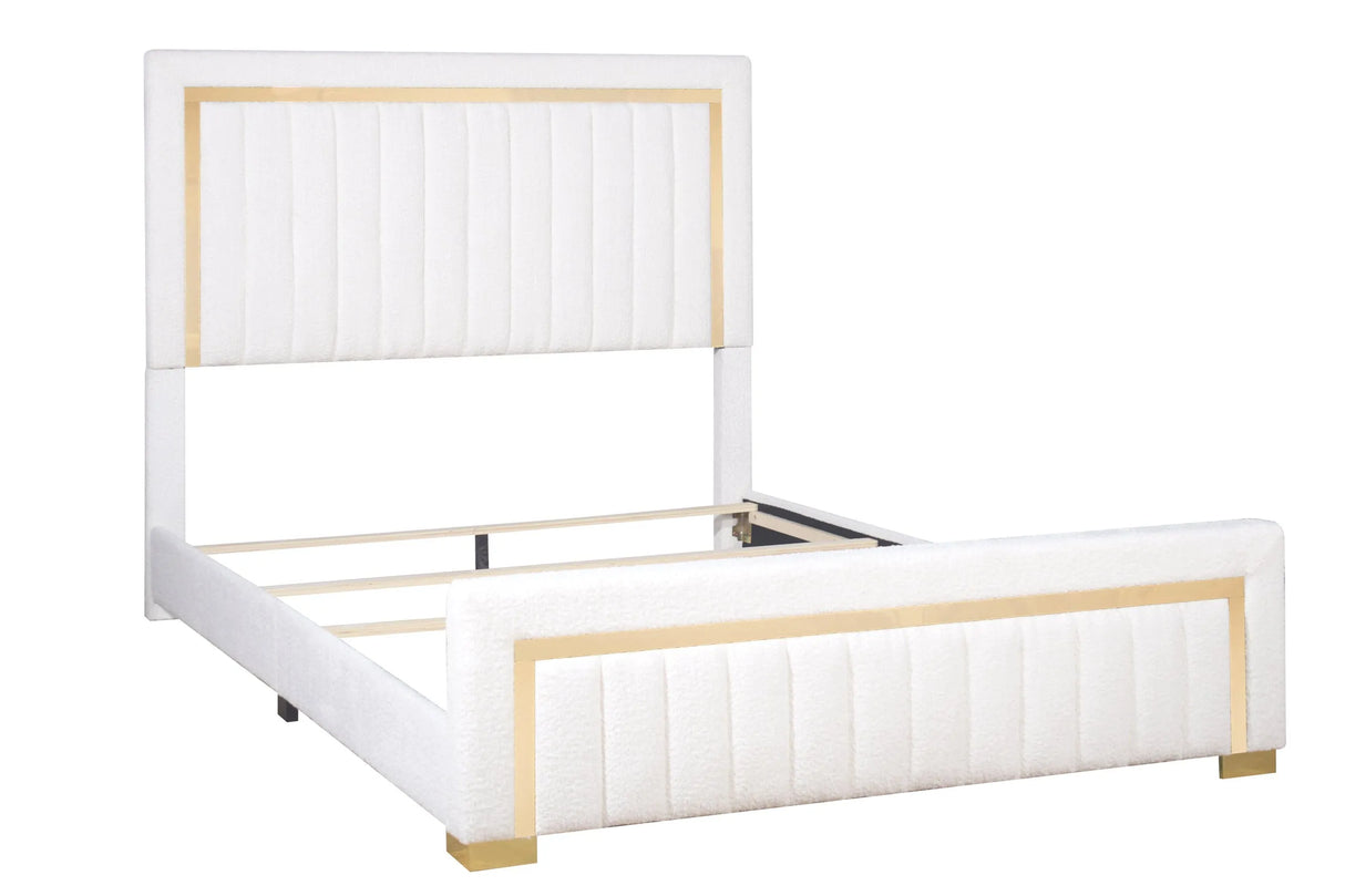 Snooze White Twin Bed by Happy Homes at Eve Furniture