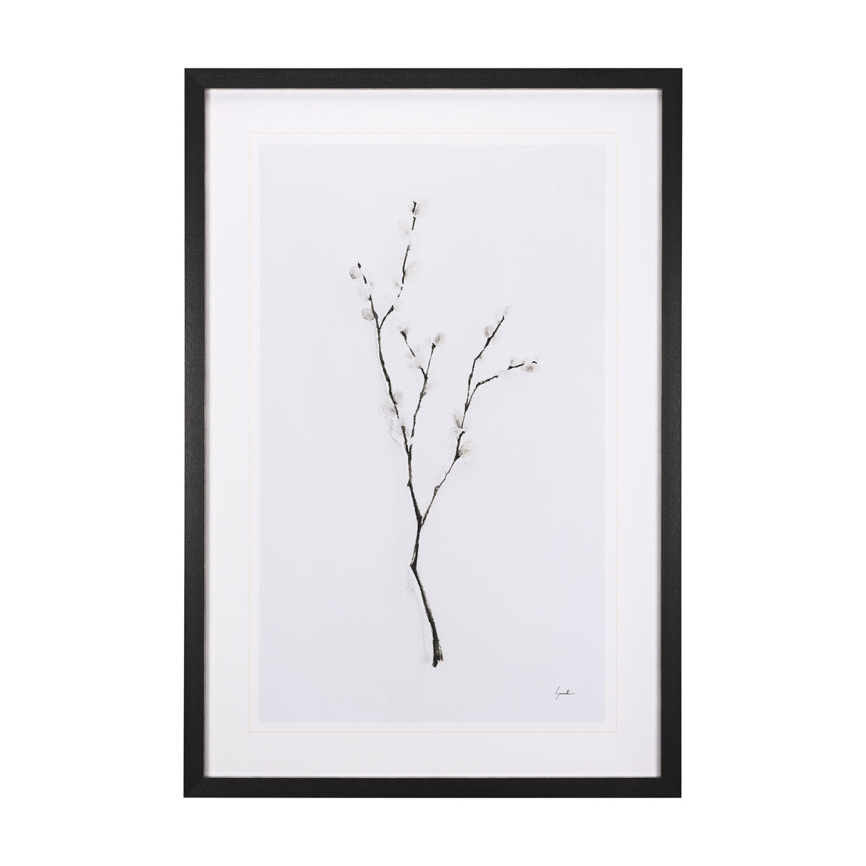 Snow Greetings I by Panpan a Framed Art Print Matted under Glass by Mercana at Eve Furniture