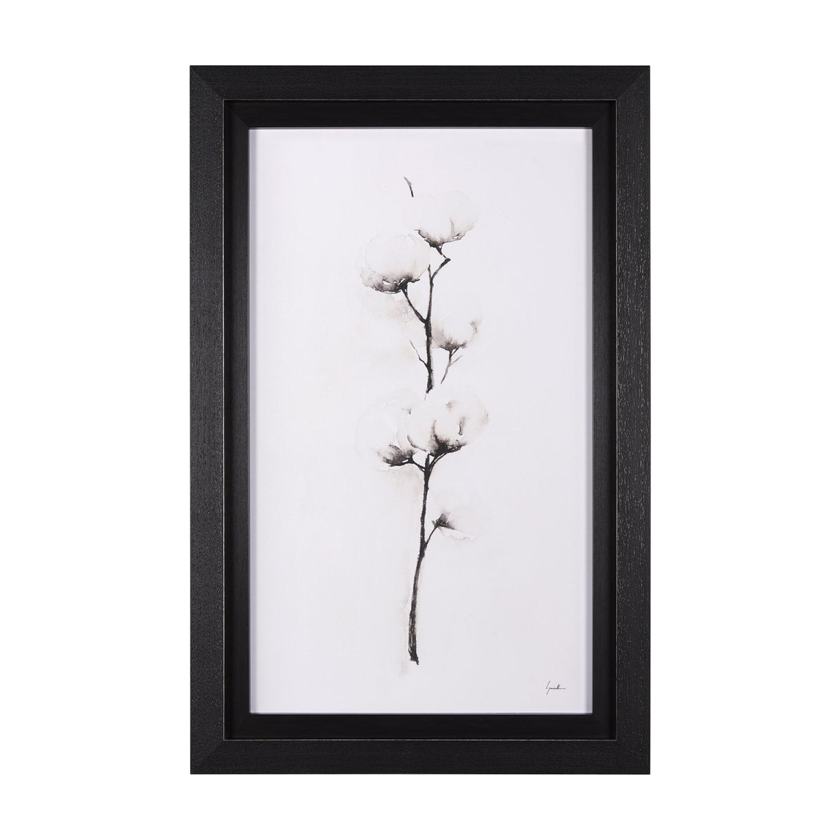 Snow Greetings II by Mercana Studio a Hand Embellished Textured Framed Art Print by Mercana at Eve Furniture
