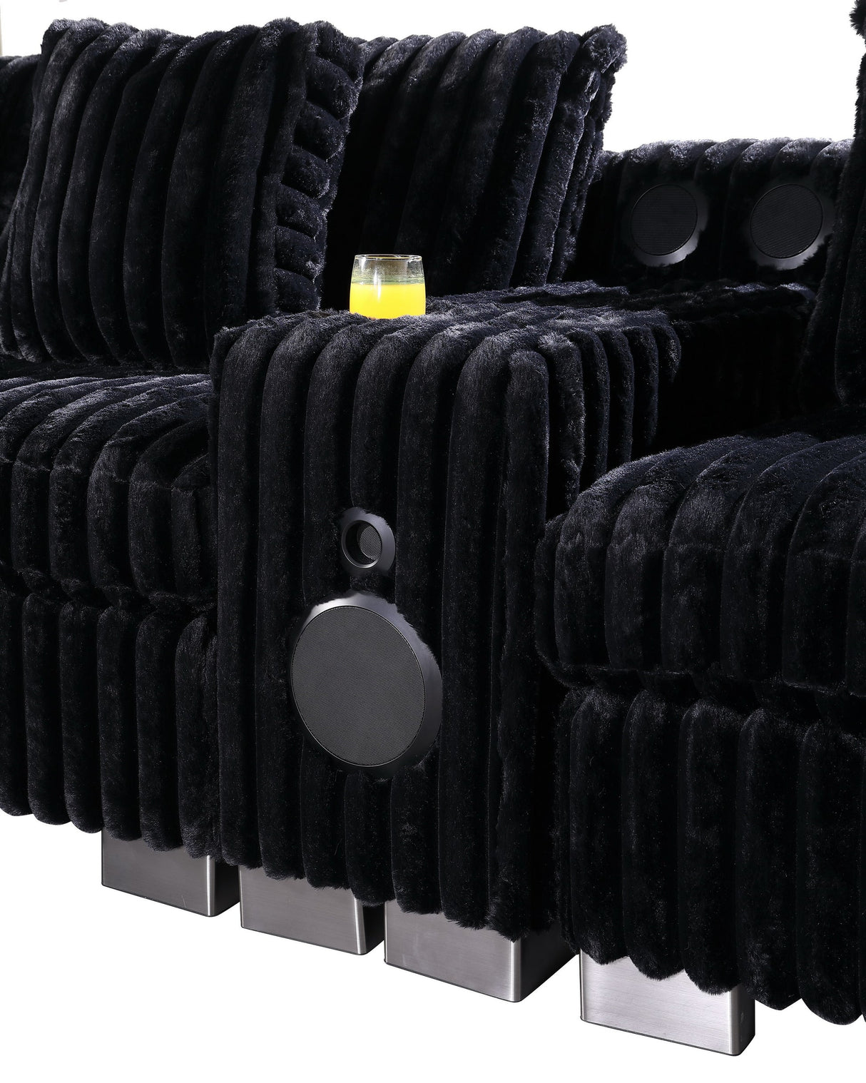 Snuggle Station Black Sectional by New Era Innovations at Eve Furniture