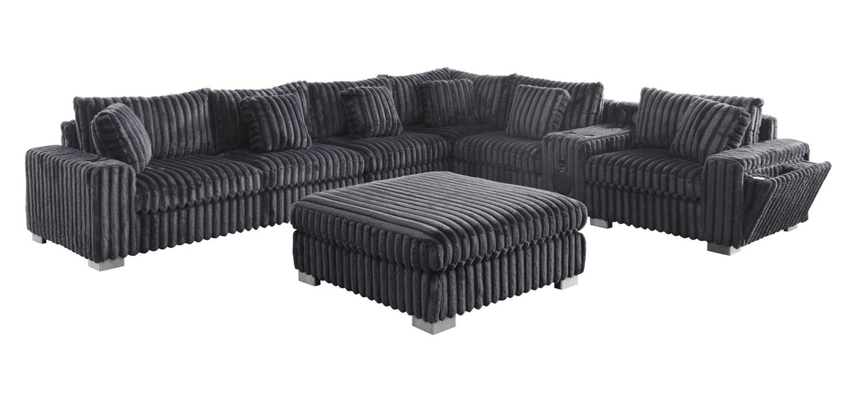 Snuggle Station Grey Sectional by New Era Innovations at Eve Furniture
