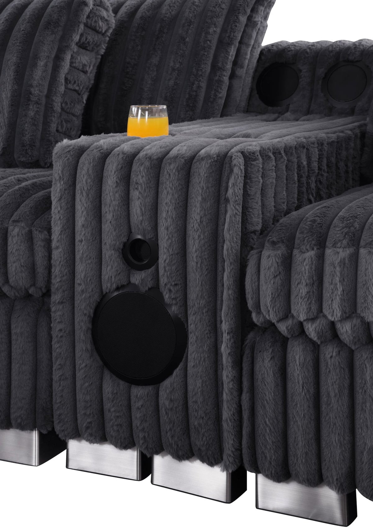 Snuggle Station Grey Sectional by New Era Innovations at Eve Furniture
