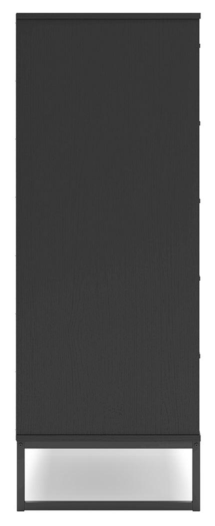 Socalle Black Chest of Drawers by Ashley at Eve Furniture