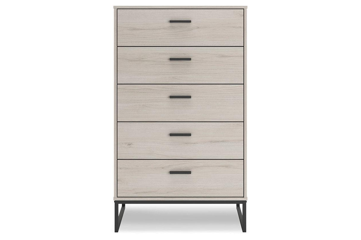 Socalle Light Natural Chest of Drawers by Ashley at Eve Furniture
