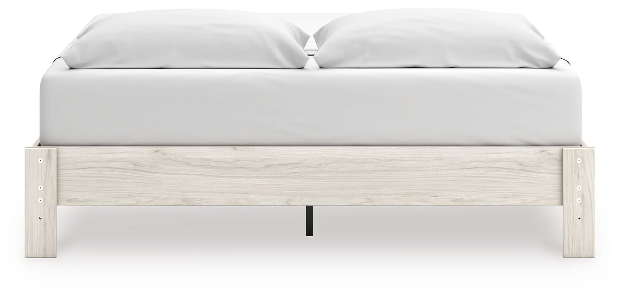 Socalle Light Natural King Platform Bed by Ashley at Eve Furniture