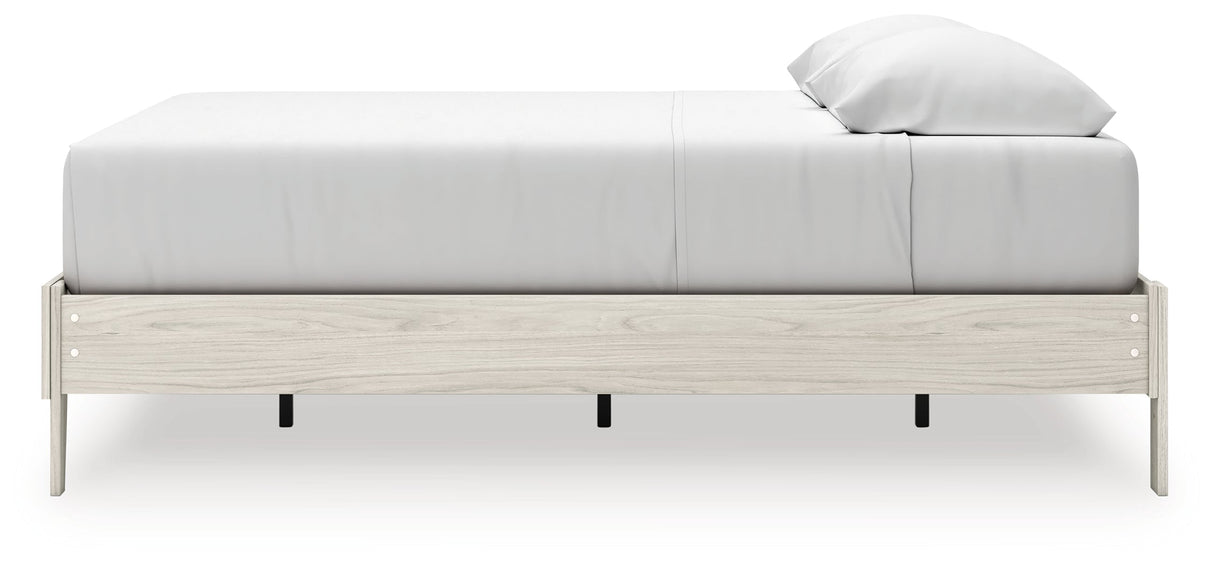 Socalle Light Natural King Platform Bed by Ashley at Eve Furniture