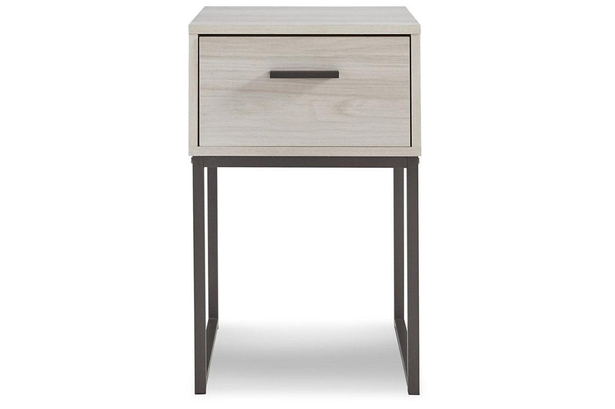Socalle Light Natural Nightstand by Ashley at Eve Furniture