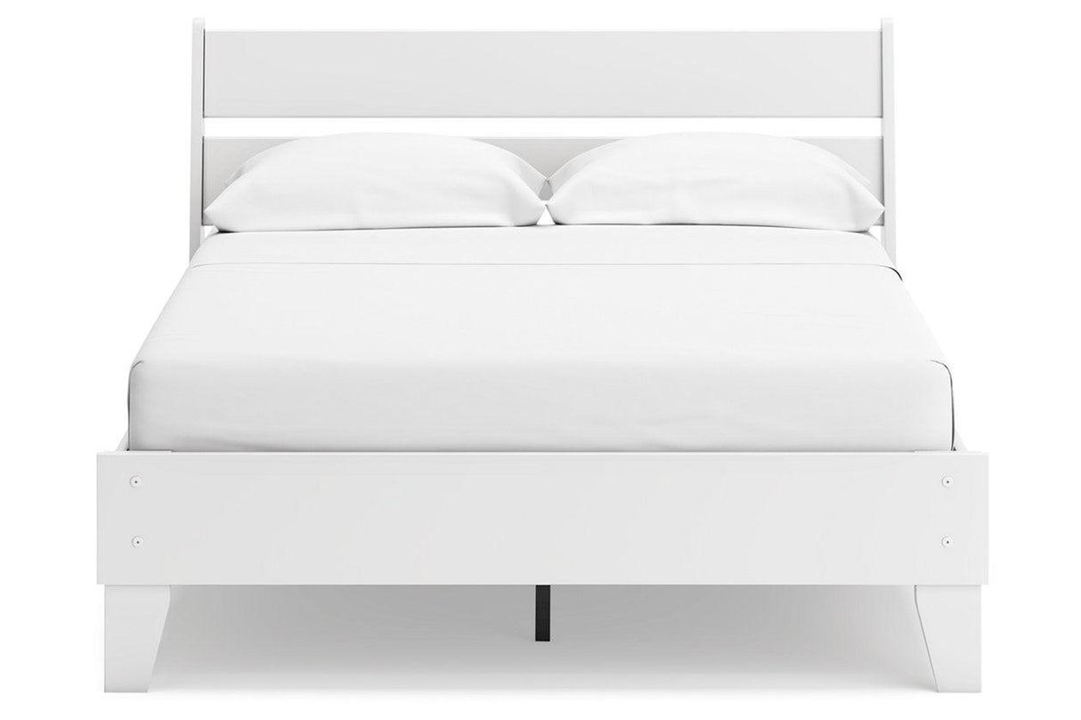 Socalle Two-tone Full Panel Platform Bed by Ashley at Eve Furniture