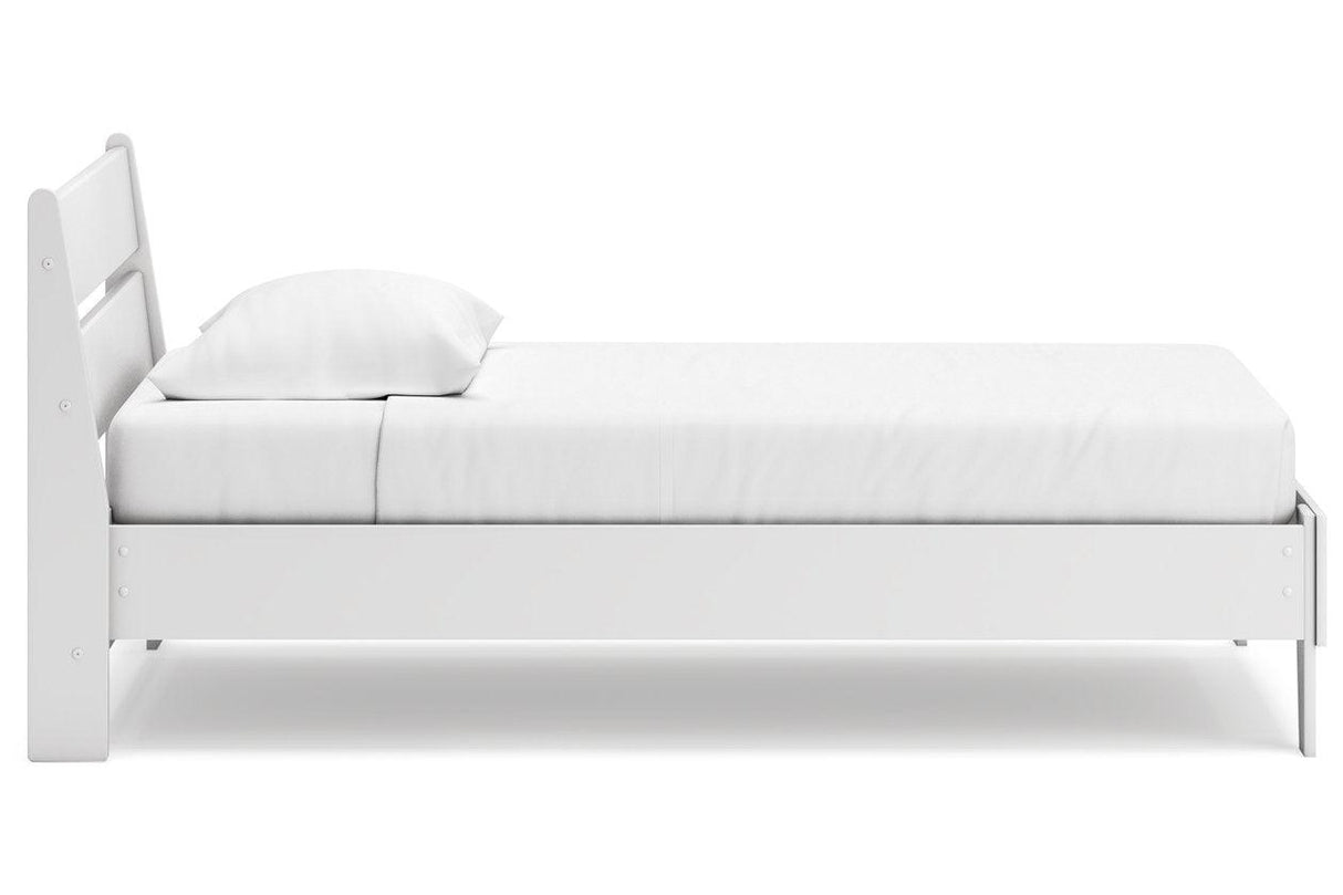 Socalle Two-tone Twin Panel Platform Bed by Ashley at Eve Furniture