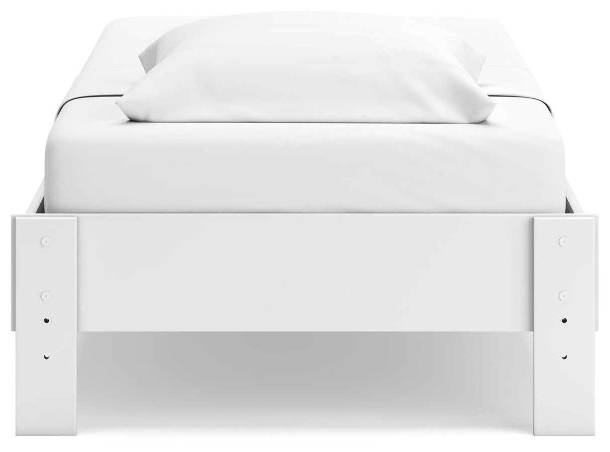 Socalle Two-tone Twin Platform Bed by Ashley at Eve Furniture