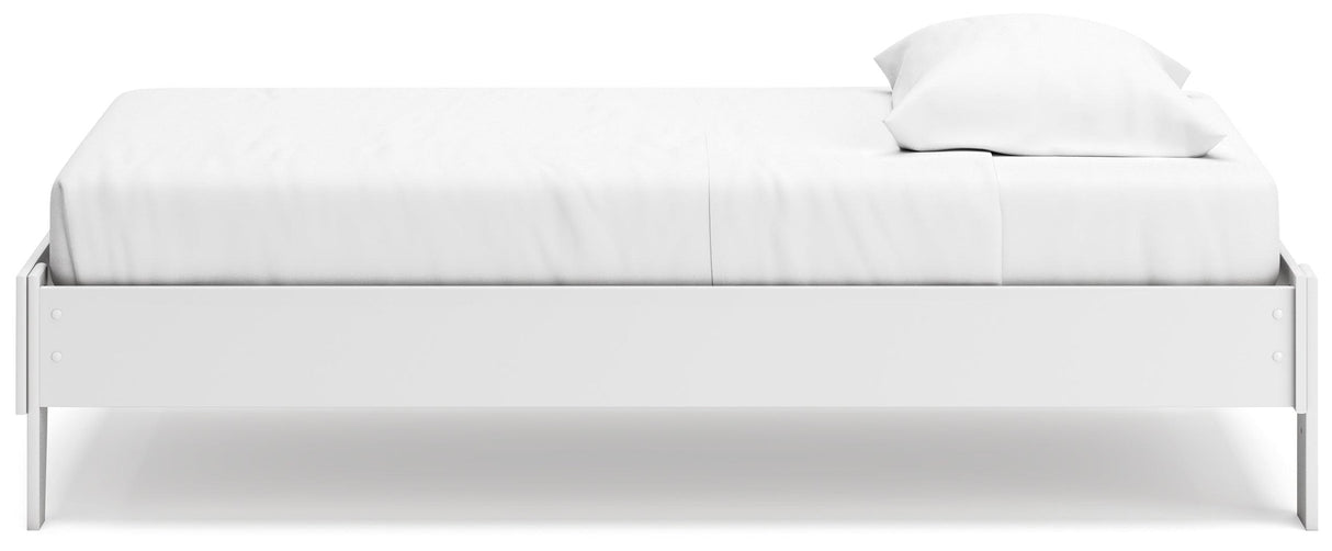 Socalle Two-tone Twin Platform Bed by Ashley at Eve Furniture