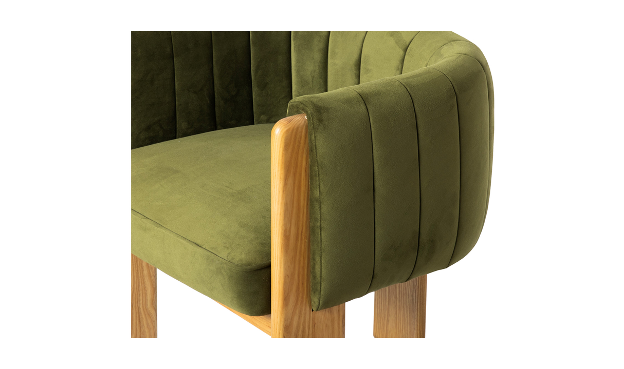 Sofi Accent Chair Truly Olive by Moe's Home at Eve Furniture