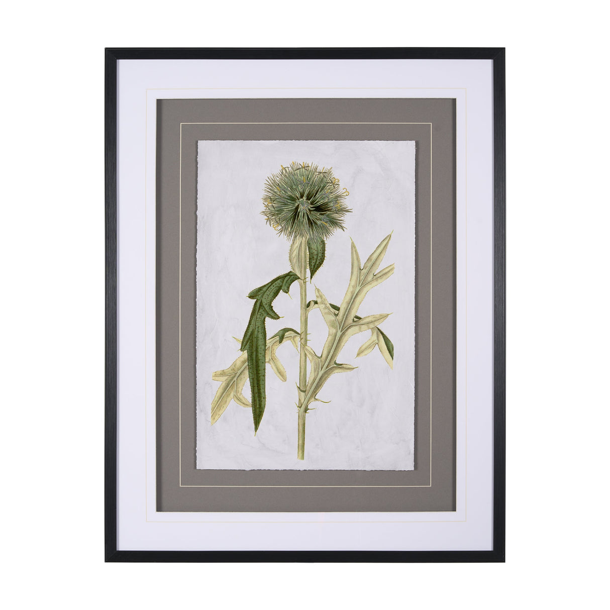 Soft Blue Botanoicals VI by Mercana Studio Hand Embellished Framed Art Print Matted under Glass by Mercana at Eve Furniture