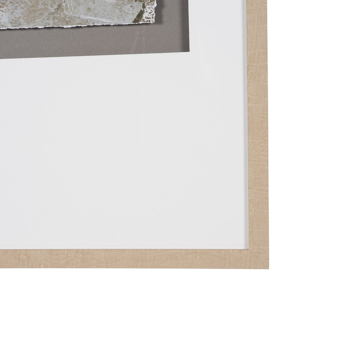 Soft Geometry II by Mercana Studio Hand-Embellished Textured Framed Artwork Matted under Glass by Mercana at Eve Furniture