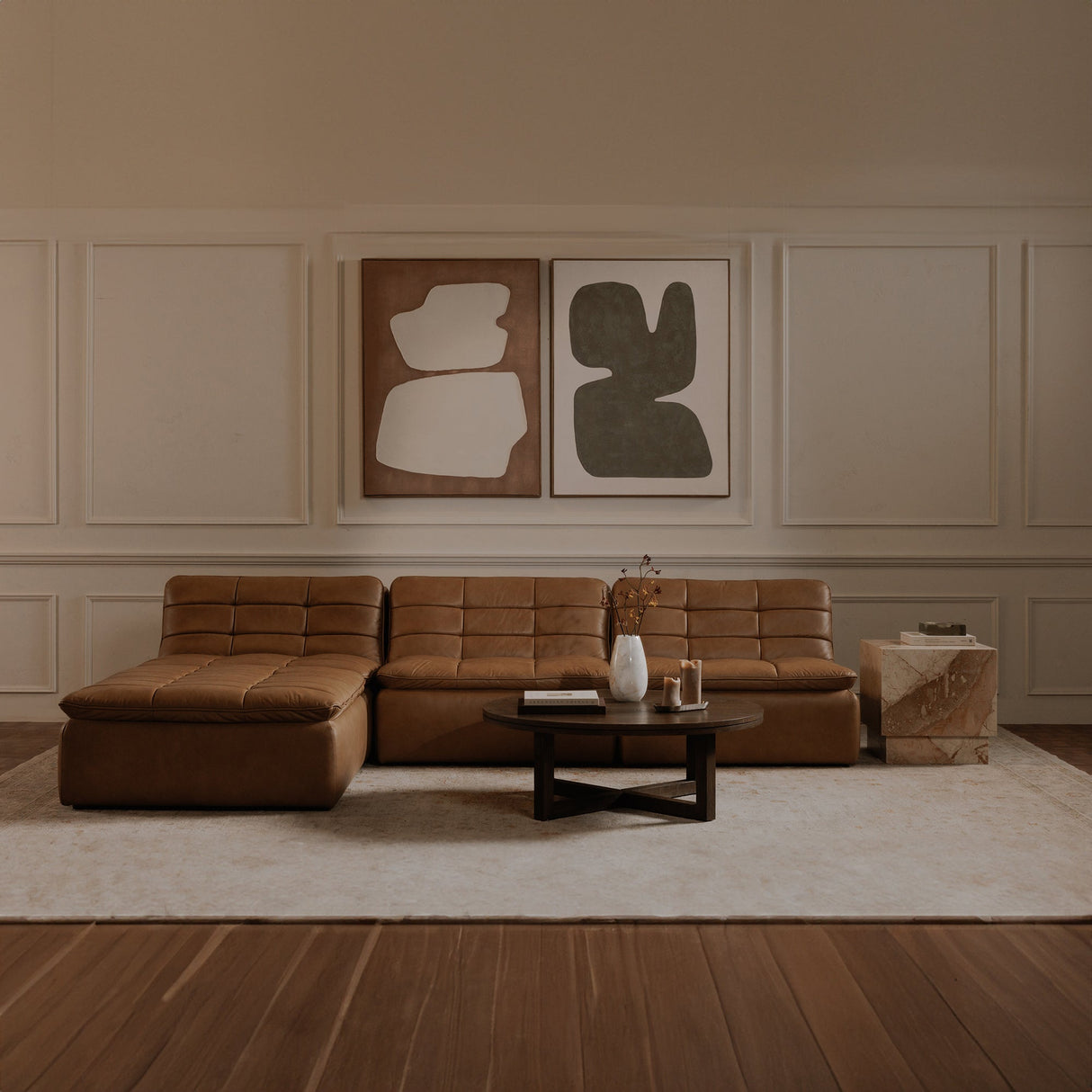 Soha Multi Color Framed Painting by Moe's Home at Eve Furniture