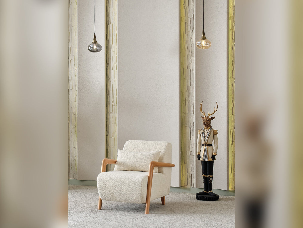 Soho 3-pieces (Sofa & Loveseat & Chair) Livingroom Set in Cream by Furnia at Eve Furniture