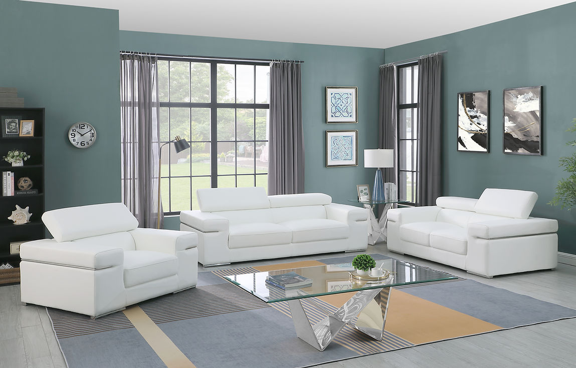 Soho White Living Room Set by New Era Innovations at Eve Furniture