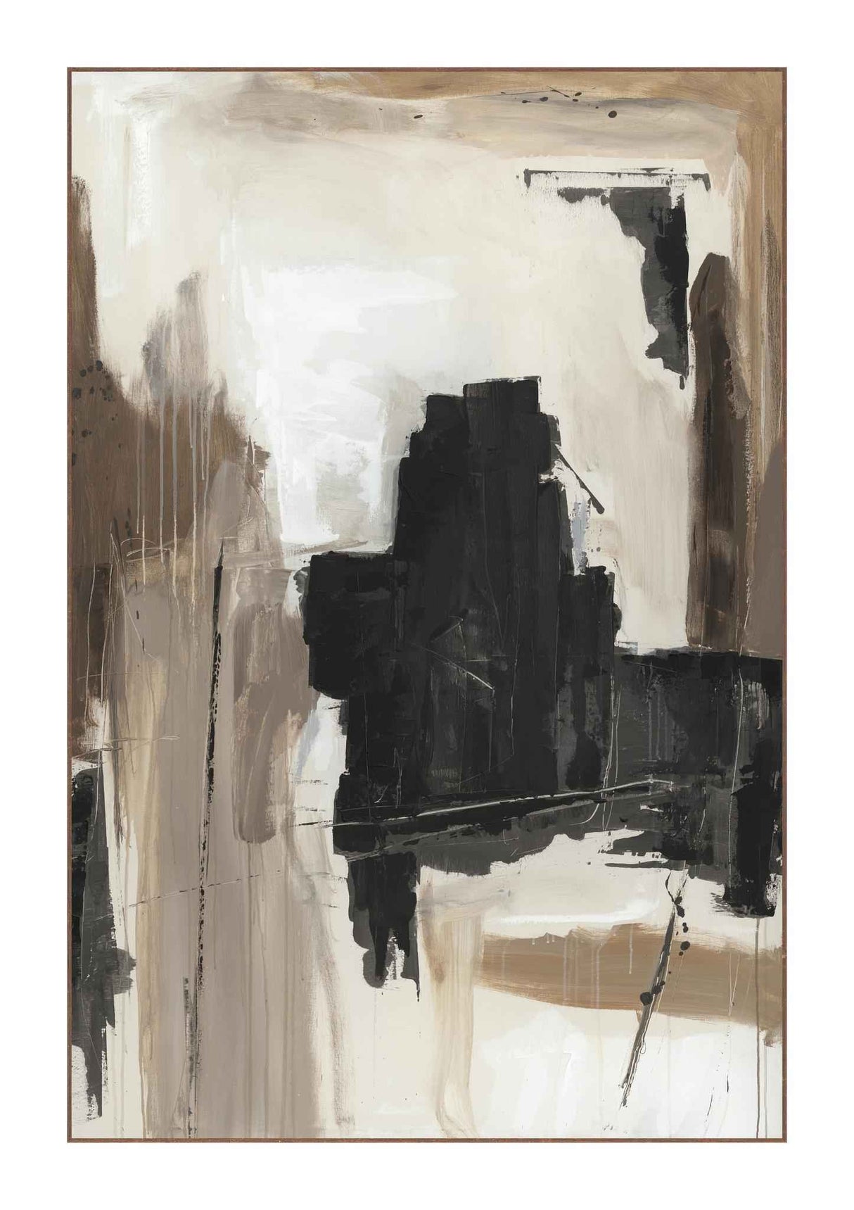 Sol Black Painting Art by Buddy Whitlock by Classic Home at Eve Furniture