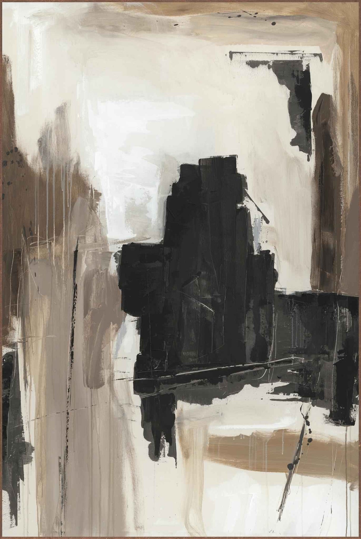 Sol Black Painting Art by Buddy Whitlock by Classic Home at Eve Furniture