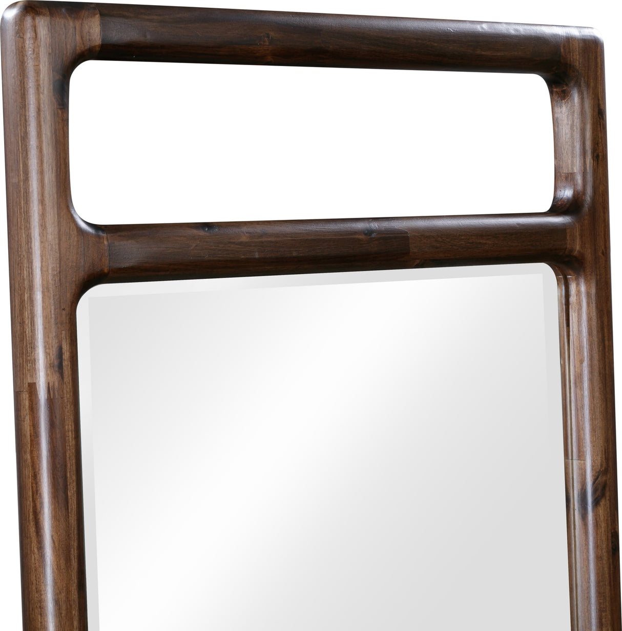 Sol Brown Spce Beveled Glass Floor Mirror by Modus Furniture at Eve Furniture