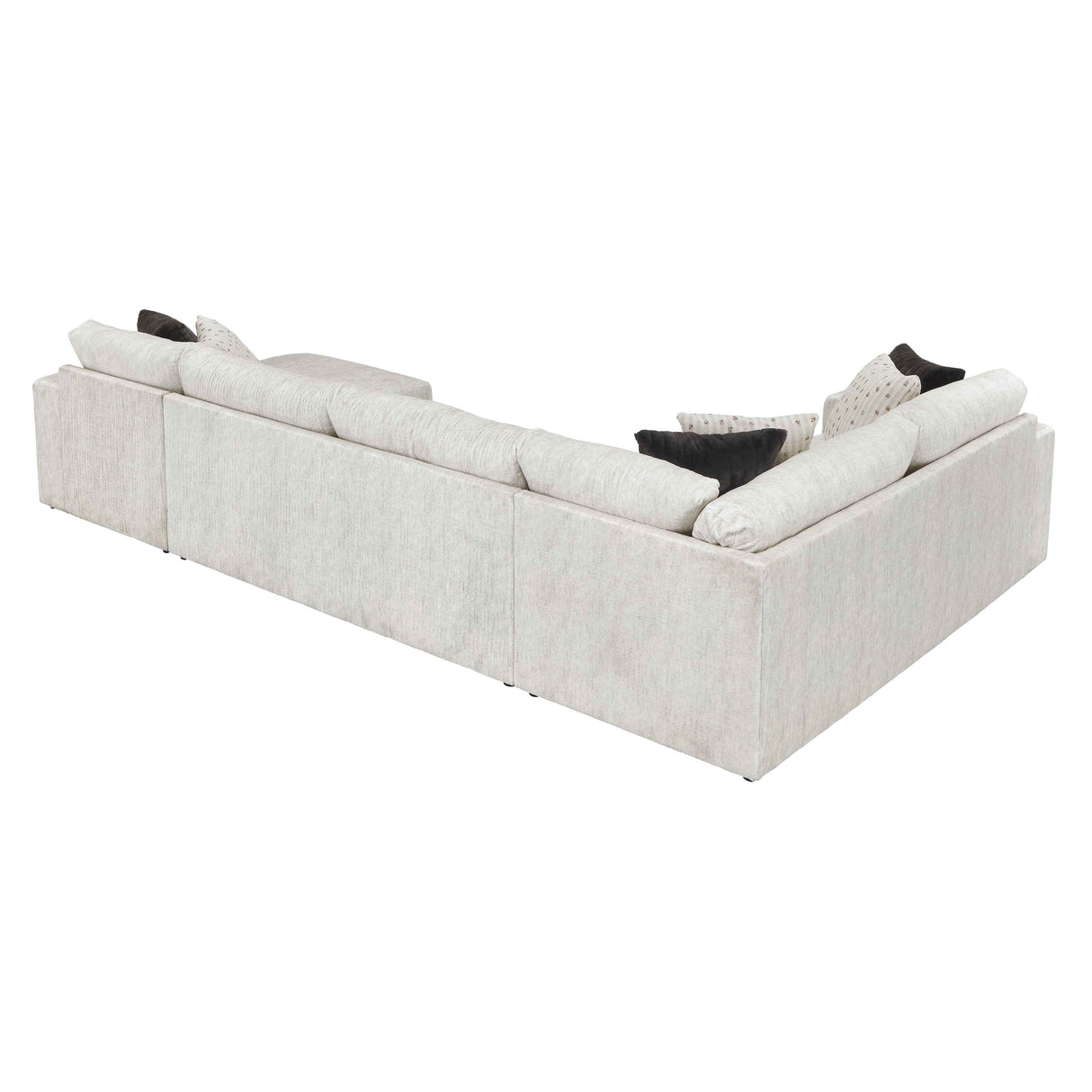 Solace Beige RAF Sectional by Homelegance at Eve Furniture