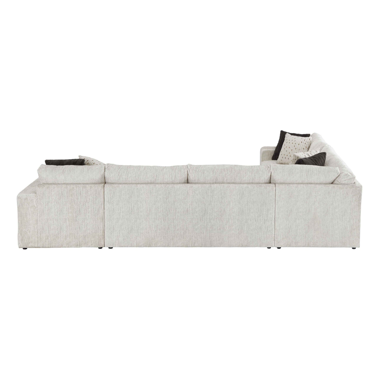 Solace Beige RAF Sectional by Homelegance at Eve Furniture