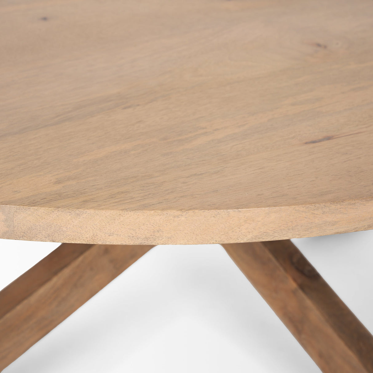 Solana Light Brown Wood Coffee Table by Mercana at Eve Furniture