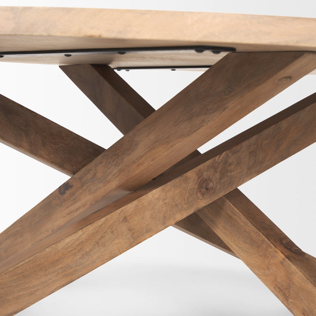 Solana Light Brown Wood Coffee Table by Mercana at Eve Furniture