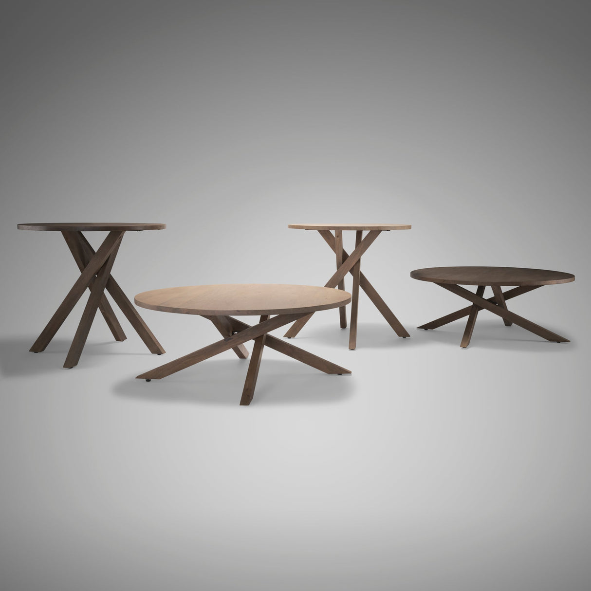 Solana Light Brown Wood Coffee Table by Mercana at Eve Furniture