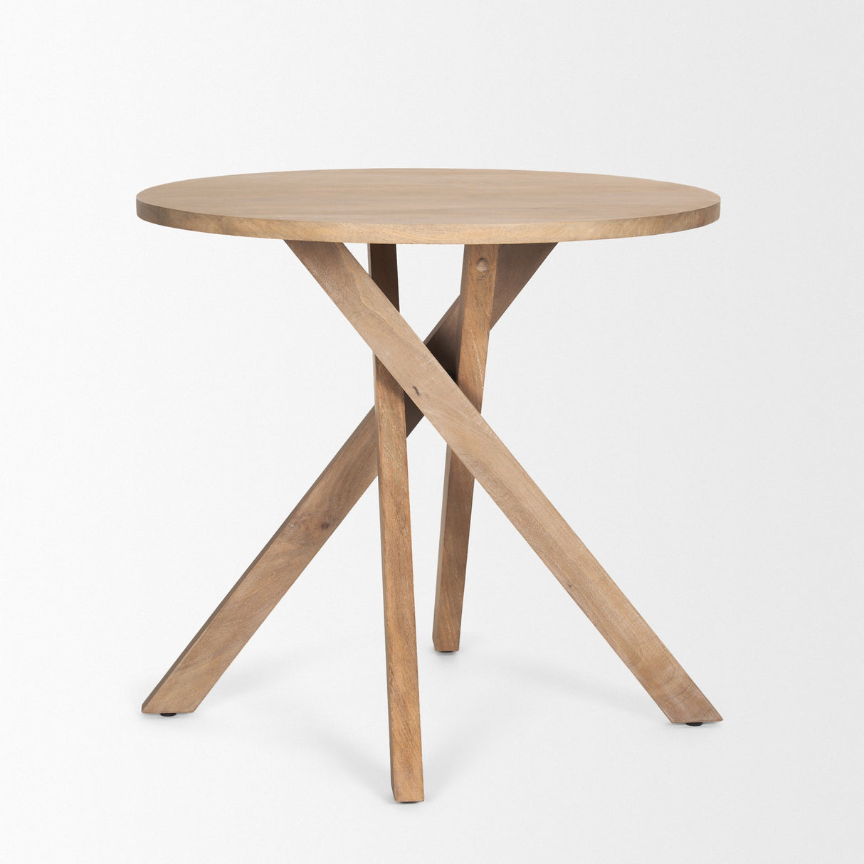 Solana Light Brown Wood Foyer Table by Mercana at Eve Furniture