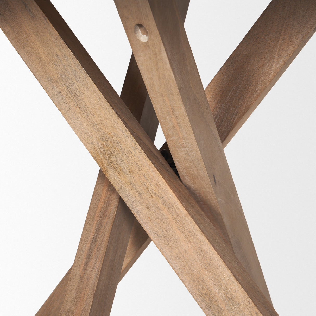 Solana Light Brown Wood Foyer Table by Mercana at Eve Furniture