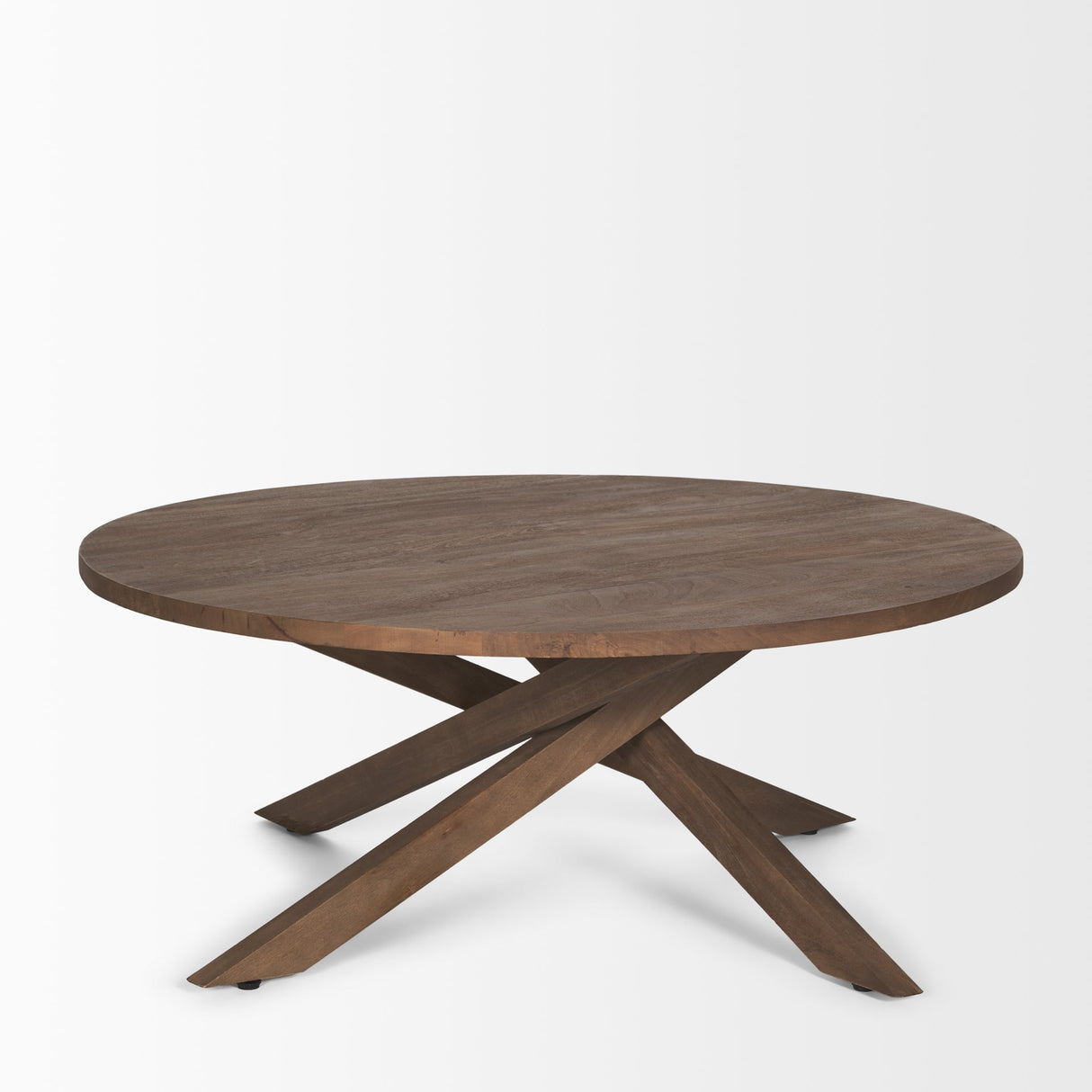 Solana Medium Brown Wood Coffee Table by Mercana at Eve Furniture