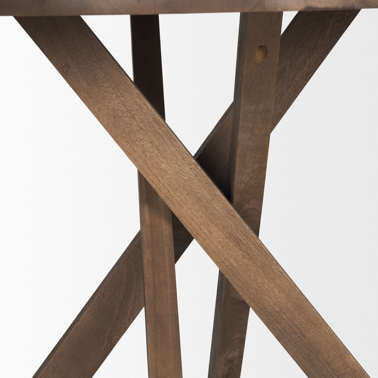 Solana Medium Brown Wood Foyer Table by Mercana at Eve Furniture