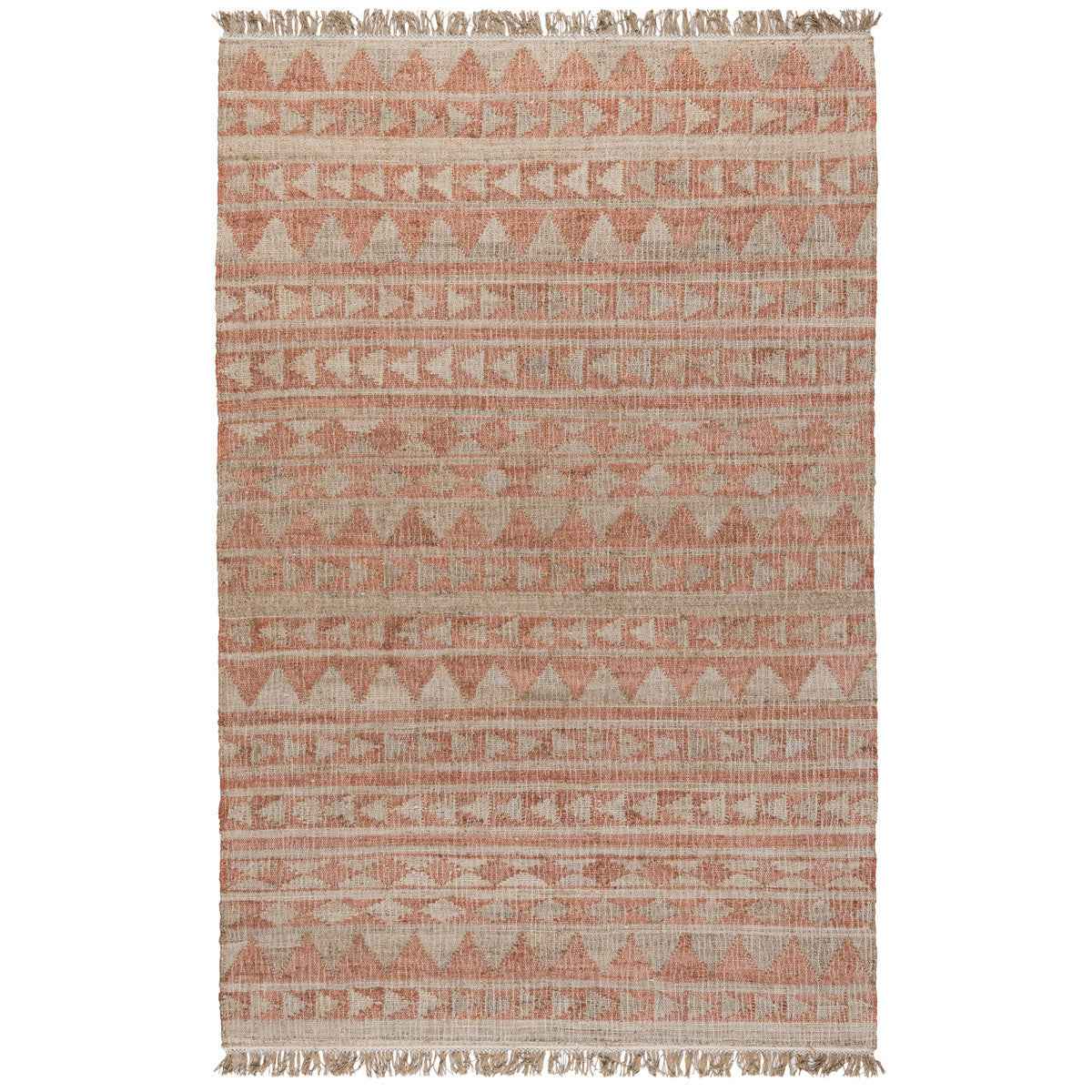 Solana Terracotta/Natural Distressed Rug by Classic Home at Eve Furniture
