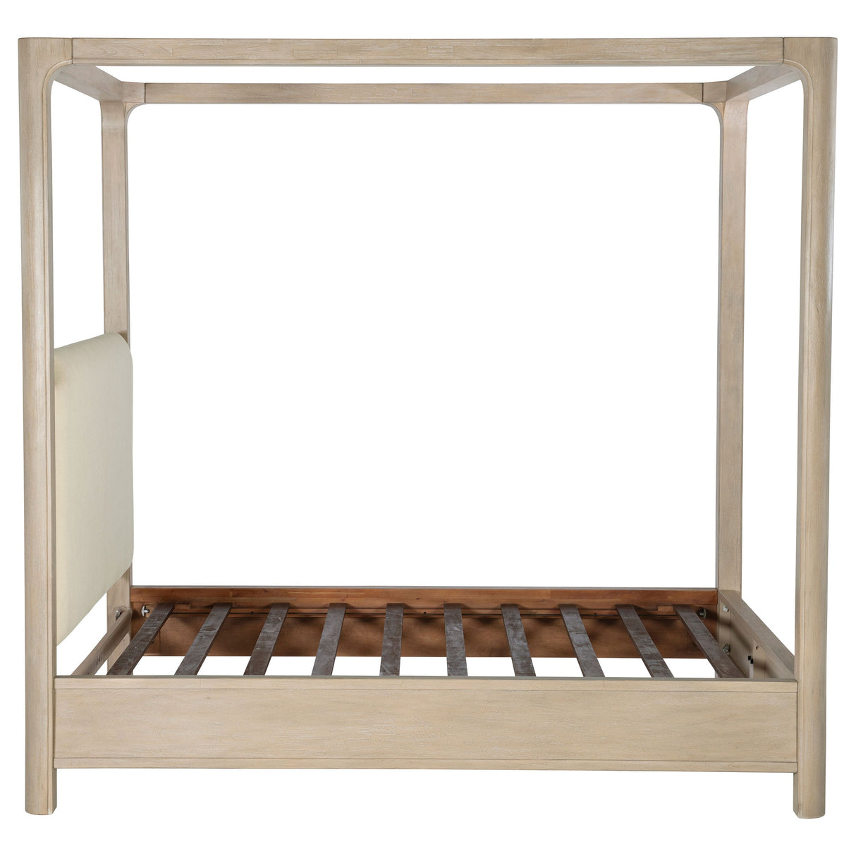 Solano 85-inch Weathered Mango Queen Canopy Bed by Coaster at Eve Furniture