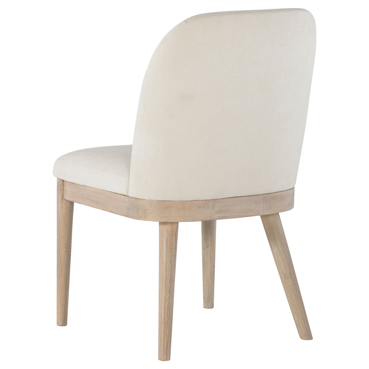 Solano Beige Upholstered Dining Side Chair (Set of 2) by Coaster at Eve Furniture