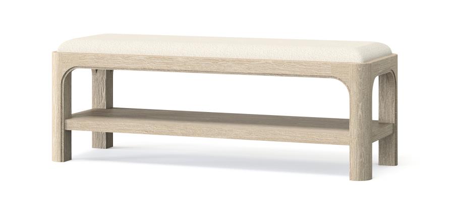 Solano Weathered Mango 49-inch Bedroom Bed End Bench by Coaster at Eve Furniture