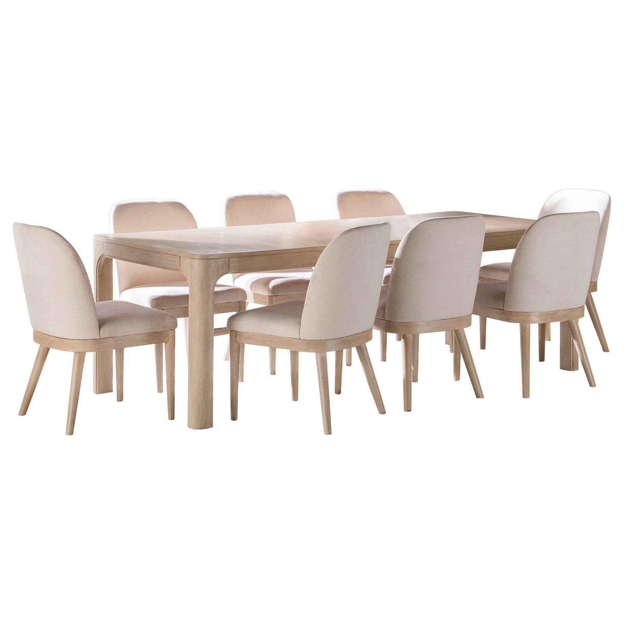 Solano Weathered Mango 9-piece Extension Table Dining Set by Coaster at Eve Furniture