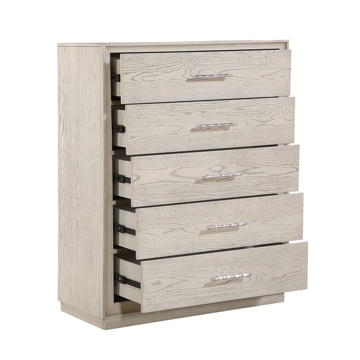 Solas Wire Brushed Gray Bedroom Set by Homelegance at Eve Furniture