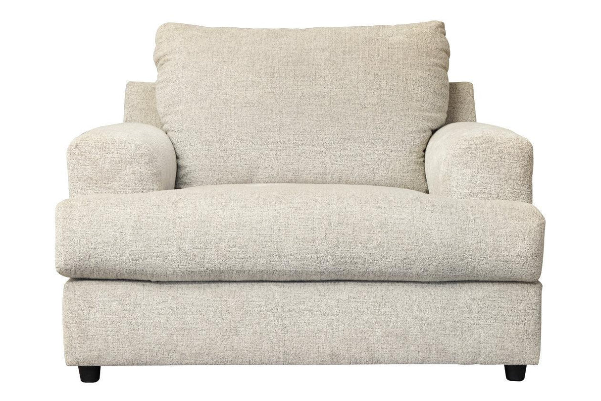 Soletren Stone Oversized Chair by Ashley at Eve Furniture